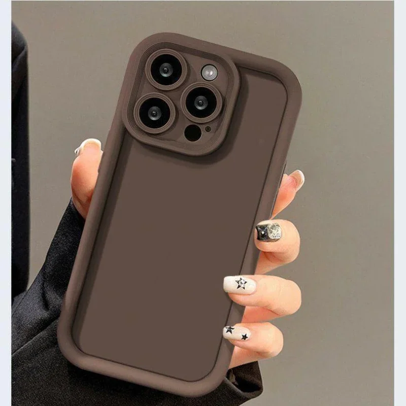 Funda de silicona para iphone 15 14 13 12 11 Pro XS Max Mini XR X 8 7 6 6S Plus SE 2020 lente de cámara suave con cubierta protectora de pantalla - imagen 4