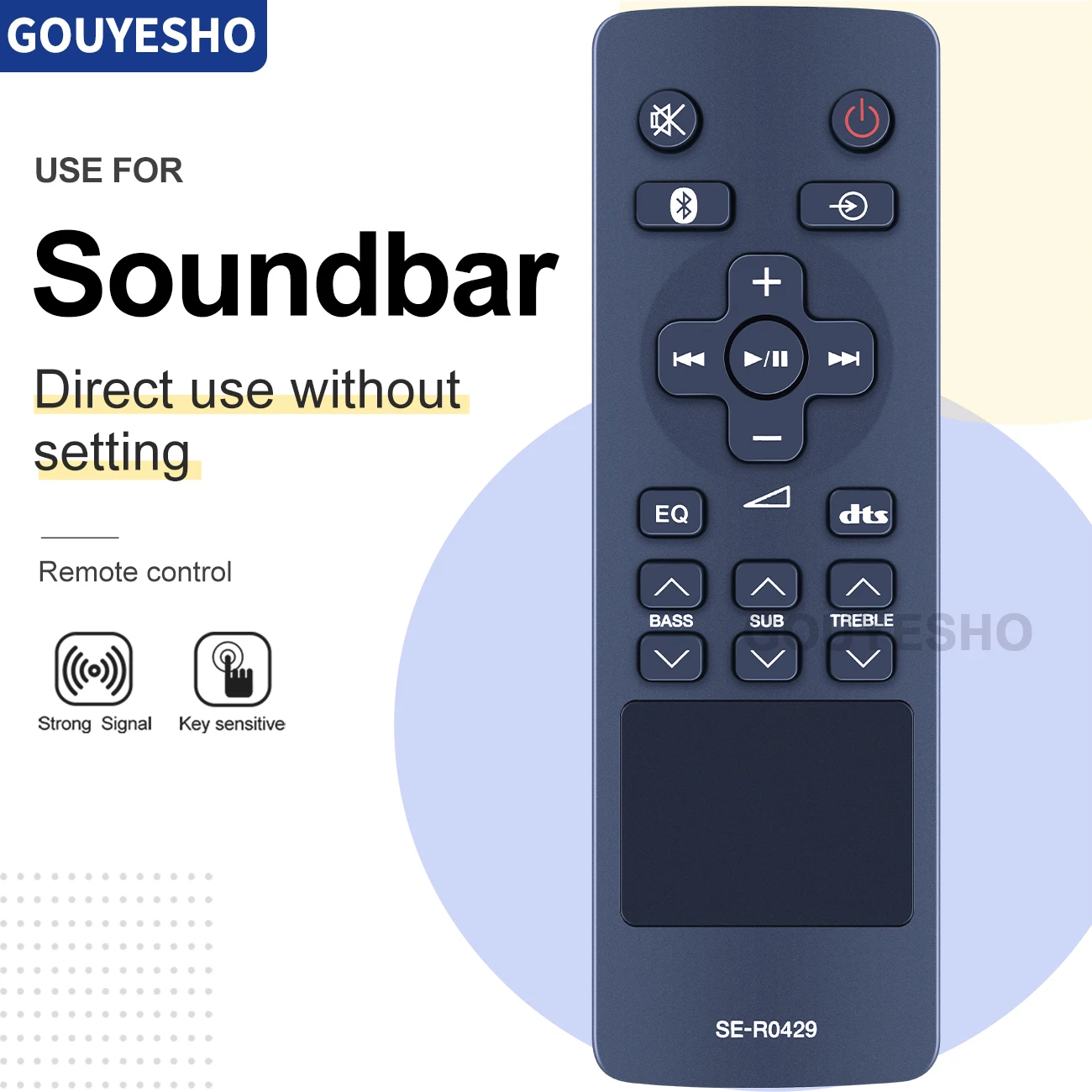 Barra de sonido SE-R0429, mando a distancia de repuesto para Toshiba, SBX4250, SBX4250KN, SBX5065KU, nuevo - imagen 2