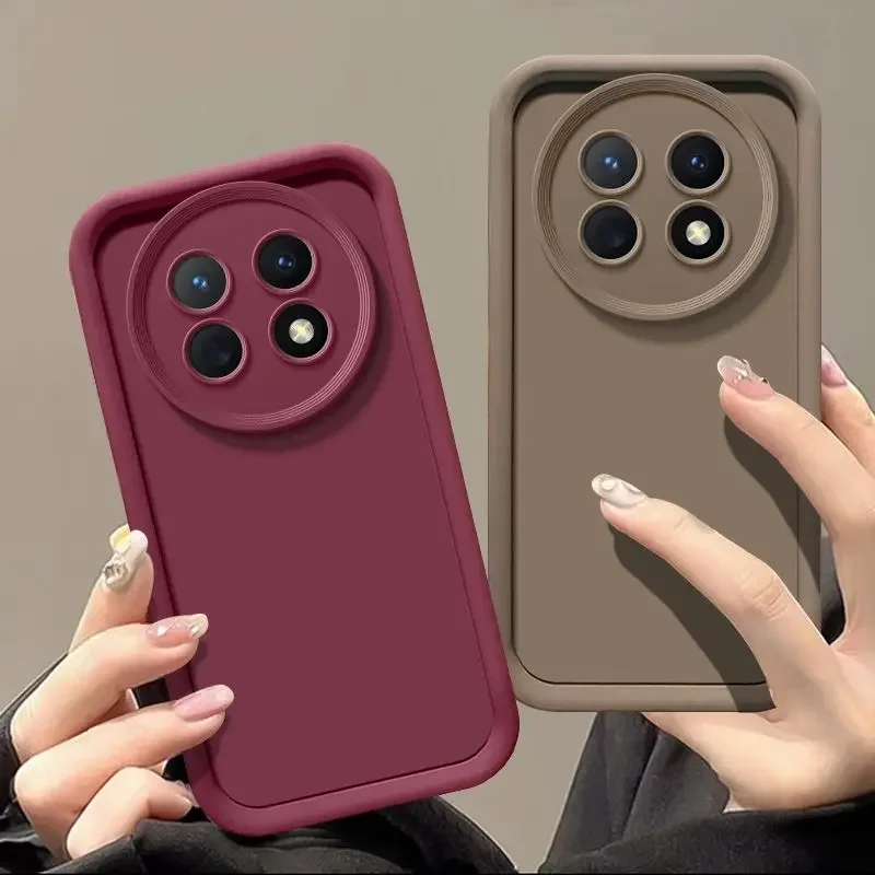 Para Huawei nova 12i funda de teléfono nova12I Linda onda rizada híbrida a prueba de golpes cubierta de parachoques Fundas suaves