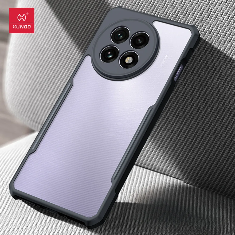 Para OnePlus ACE 5, 5 Pro, 13R funda Original XUNDD Airbags anticaída TPU PC patrón láser cubierta trasera translúcida - imagen 2