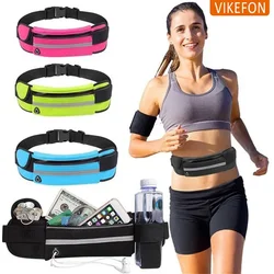 Riñonera de running impermeable para móvil, ultrafina y ajustable