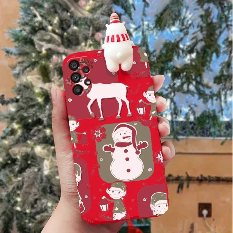 DIY Navidad Santa 3D funda para Redmi Note 14 13 Pro Plus 12 11 10 9 Pro 11s 12s 10s 9s Xiaomi Redmi 14C 13X 13 12 13C 12C cubierta - imagen 4