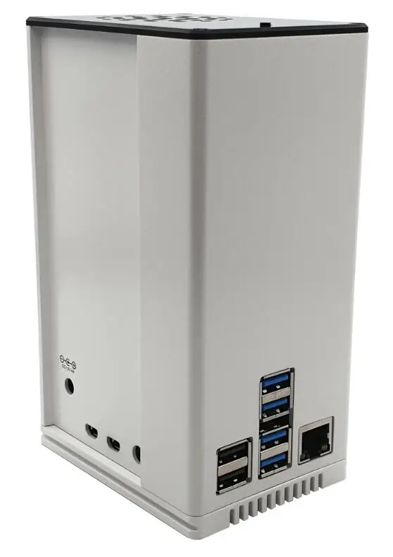 KIT QUAD SATA PARA RASPBERRY PI 4 Construye fácilmente su propio servidor de almacenamiento de red NAS KI - imagen 2