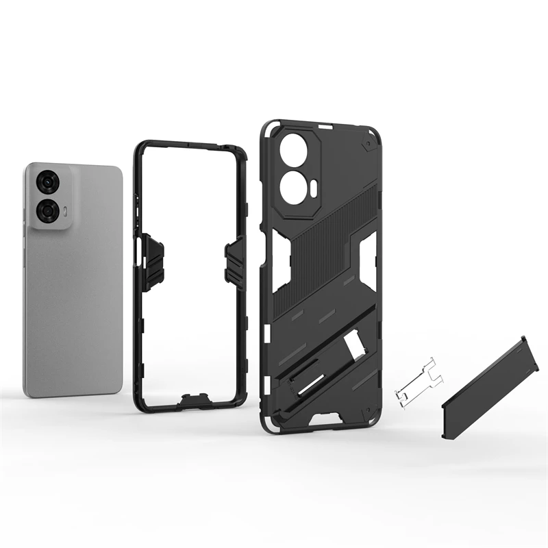 Funda para Moto G24, protector de móvil a prueba de golpes, armadura trasera, soporte de PC duro, compatible con Motorola Moto G24 - imagen 4