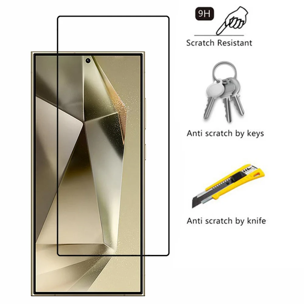 Cristal Templado Para Samsung Galaxy S25 S24 Ultra Protector de Pantalla A17 A27 A37 A57 Vidrio delantero S 24 Ultra Screen Protector A56 A36 A26 A16 A55 A54 A53 A15 A25 A35 Película de móvil - imagen 4