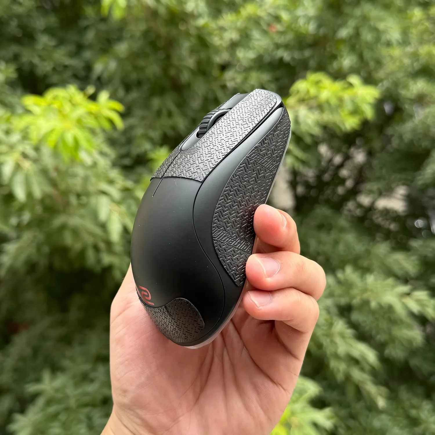 1 Juego de pegatinas antideslizantes para ratón ultrafino para Zowie ZA13-DW, cinta antisudor antideslizante inalámbrica, textura de lagarto y copo de nieve ultrafino - imagen 2