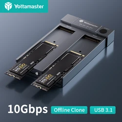 Yottamaster Estación de Clonación para SSD M.2 NVMe USB-C