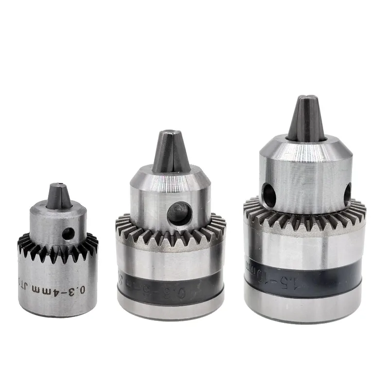 1 Uds JT0 B10 B12 0,6-6mm 0,3-4mm 1,5-10mm adaptador de mandril de taladro manguito de eje de biela acoplamiento de cobre de acero 4/5/6/8/10/12mm - imagen 3