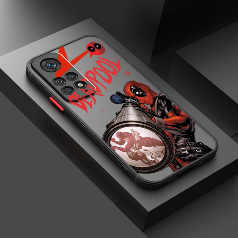 Marvel Deadpool Wade Cool Frosted translúcido para Redmi 8 3 9A 9C 9AT 9 9T 13R 10A 10C 10 11A 12C 12 13C 5G, funda suave para teléfono - imagen 4