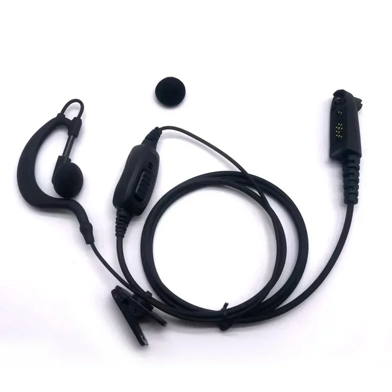 Gancho para la oreja PTT micrófono auricular para Hytera HYT TC-610P TC-710 TC-780 TC780M TC3000 TC3600 TC780 TC-790M TC-880 Walkie Talkie - imagen 4