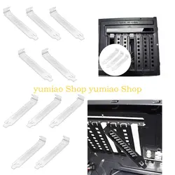 587B 5 uds soportes cubierta ranura PCI ventilados para mejorar eficiencia refrigeración y uso duradero filtro