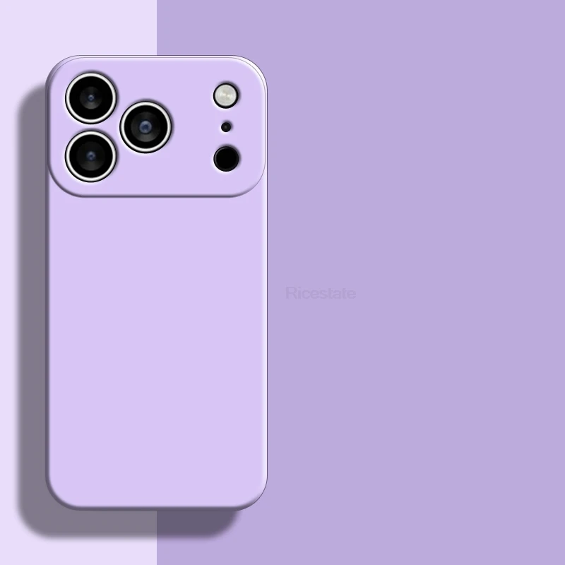 Funda de teléfono de silicona líquida para Apple iPhone 17 Pro Max 17 Air 16 15 14 Plus 13 12 mini 11 Pro Max funda a prueba de golpes Fundas - imagen 3