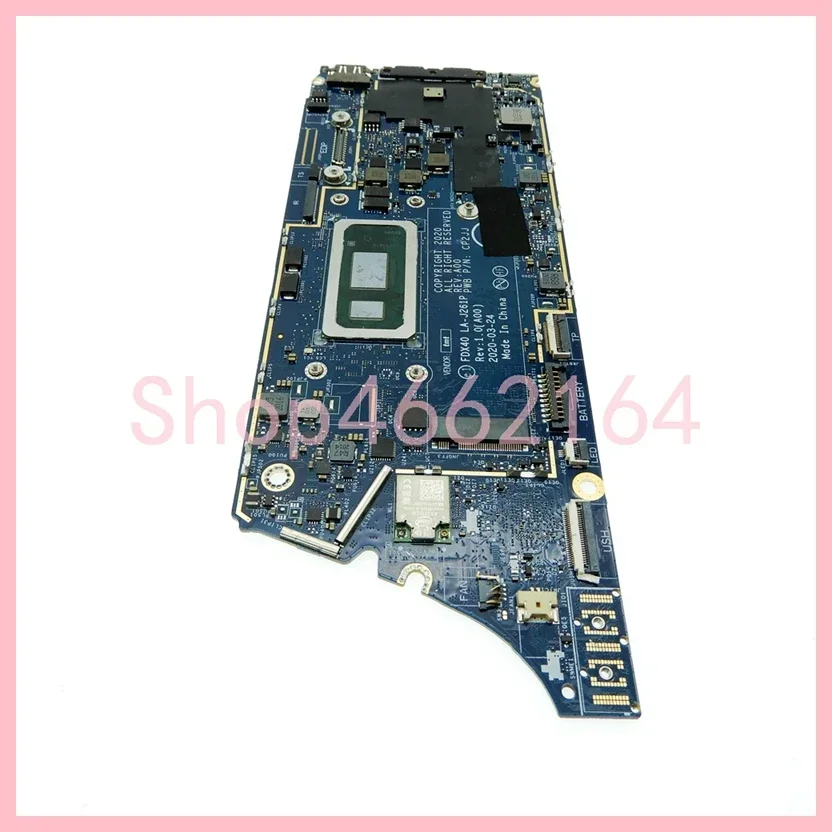 LA-J261P i5/i7-10th Gen CPU 8GB/16GB RAM placa base para ordenador portátil para Dell Latitude 7310 7410 placa base para portátil 100% probado OK - imagen 5