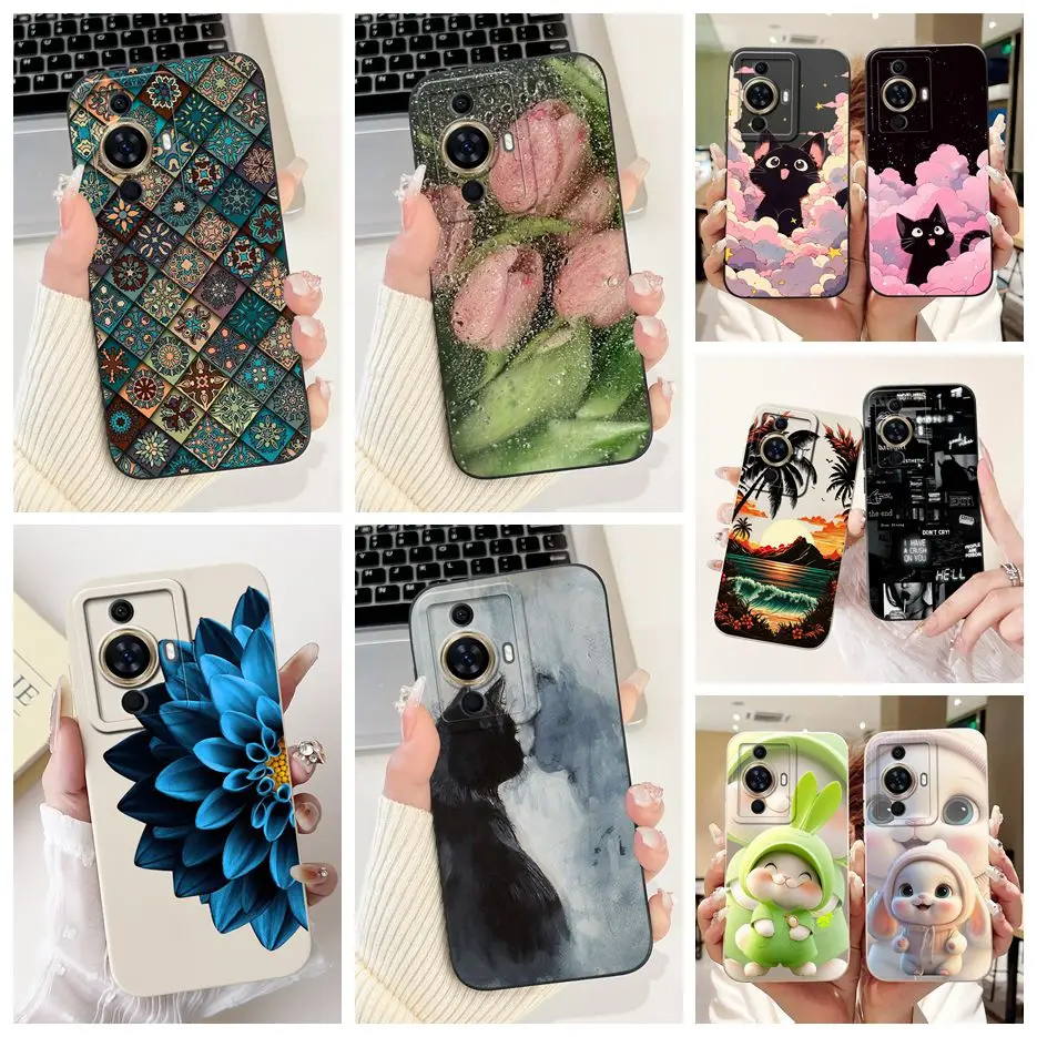 Para Huawei Nova 11 Pro funda Nova 11i MAO-LX9 funda pintada de lujo funda de teléfono suave de TPU para Huawei Nova 11 Ultra Nova11 Pro Fundas
