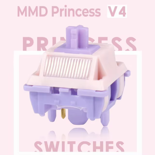 MMD Princess Switch V4 Lineal RGB SMD para teclado mecanico pro - imagen 3