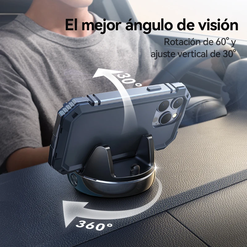 Joyroom-soporte para salpicadero de coche, soporte de navegación para coche con una sola mano para teléfonos de 4,7-7 pulgadas 360 °   Rotación JR-ZS330 - imagen 3