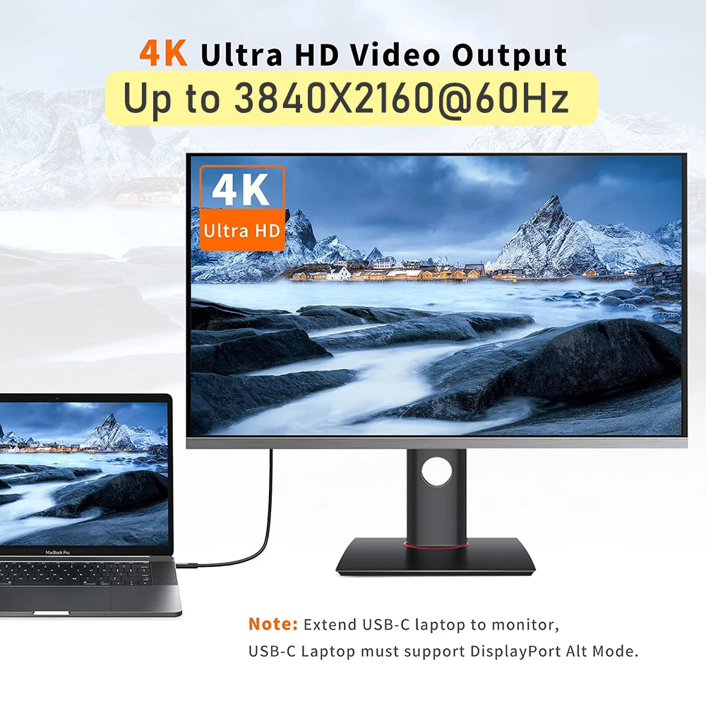 Cable USB-C ultracorto 10Gbps USB 3.1 Gen.2 Cable USB C a USB C con función de vídeo para SSD Macs Laptop USB C Hub - imagen 2