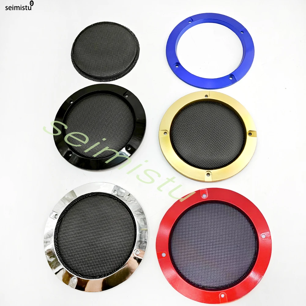 Rejilla de altavoz Arcade de 4 pulgadas y 12cm, cubierta de red cromada, bricolaje, Audio, vídeo, juegos Arcade, gabinete, piezas de Pinball, máquina expendedora - imagen 2