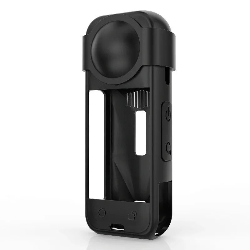 Funda de silicona apta para cámara de acción panorámica Insta360 X5, funda protectora antiarañazos para accesorios Insta 360 X5 - imagen 4