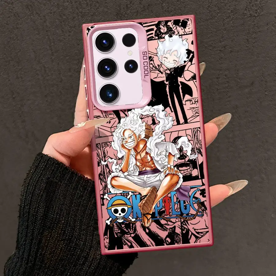 Funda de teléfono suave para Samsung Galaxy Note 20 Ultra S23 S21 S24 FE S22 S25 S20 Plus S23 O-One PiecesS Luffy 5 Gear - imagen 3