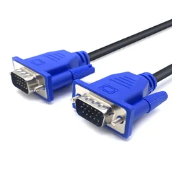 Cable Extensión VGA Macho a Macho HD15 - 1080P Núcleos Cobre