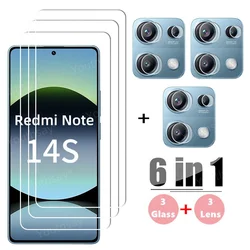 Cristal Templado Xiaomi Redmi Note 14S Protector Pantalla y Cámara