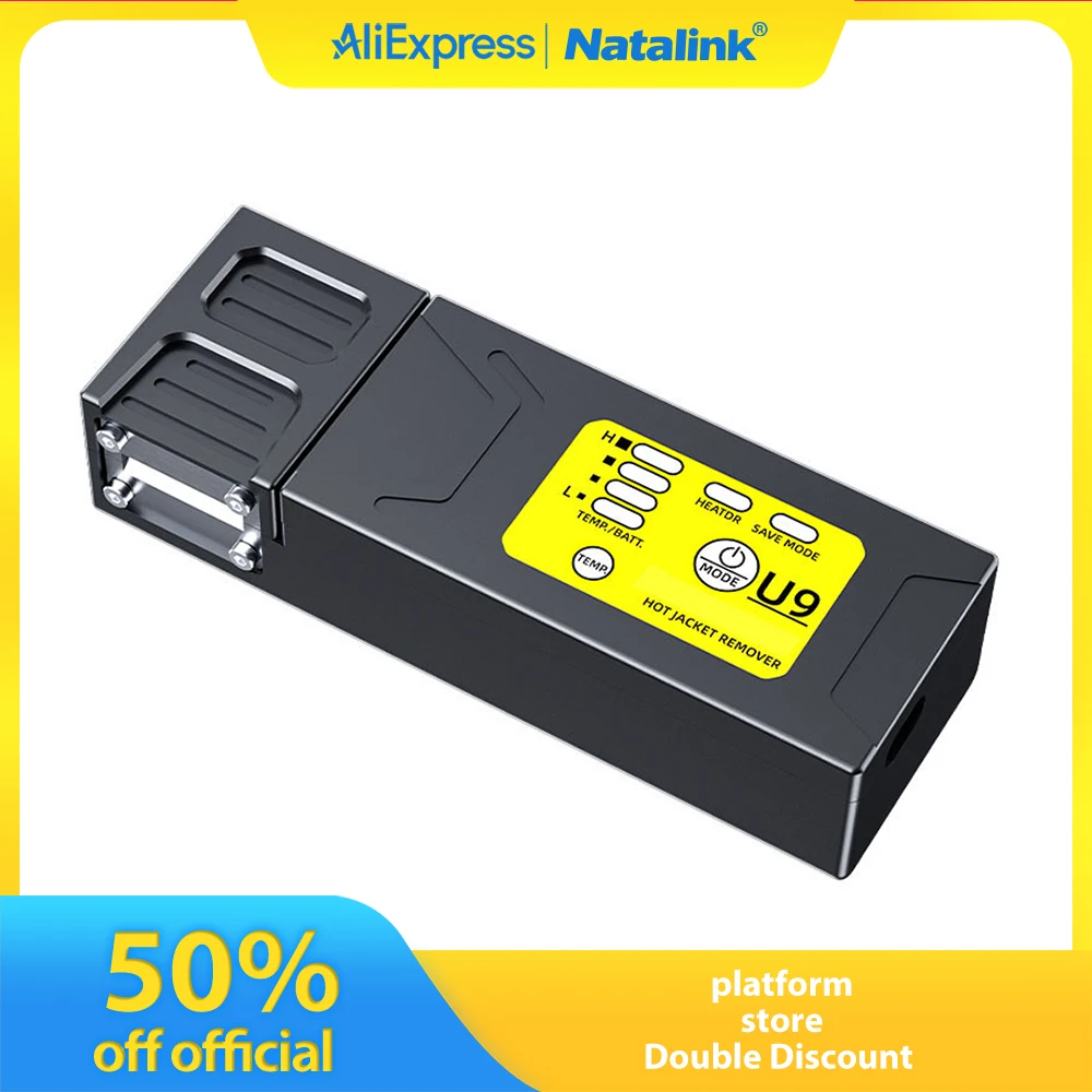 Alicates Pelacables de fibra calentada Natalink, pelado de cables ópticos para aplicaciones de fusión de cables y fibra de cinta, herramienta de corte FTTH