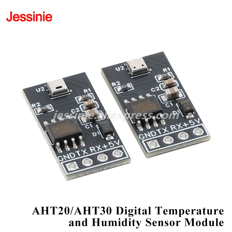 Módulo Sensor Digital de temperatura y humedad, puerto serie AHT20 AHT30, medida Industrial de temperatura y humedad TTL, 10 Uds./1 ud.