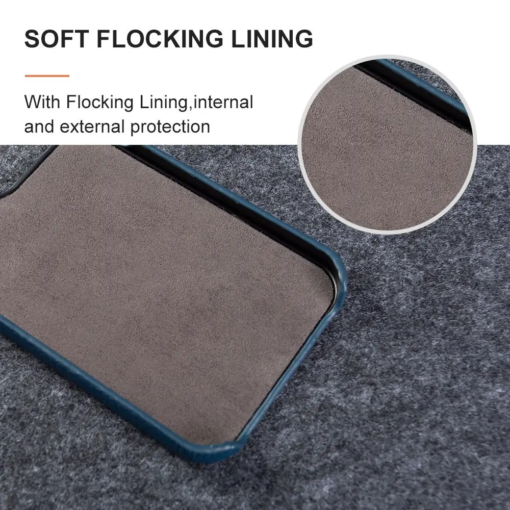 Funda de teléfono de negocios para Xiaomi15 Pro 11TPro 11Lite 10T 13 textura de lichi funda trasera de cuero genuino Etui Coque Fundas a prueba de golpes - imagen 5