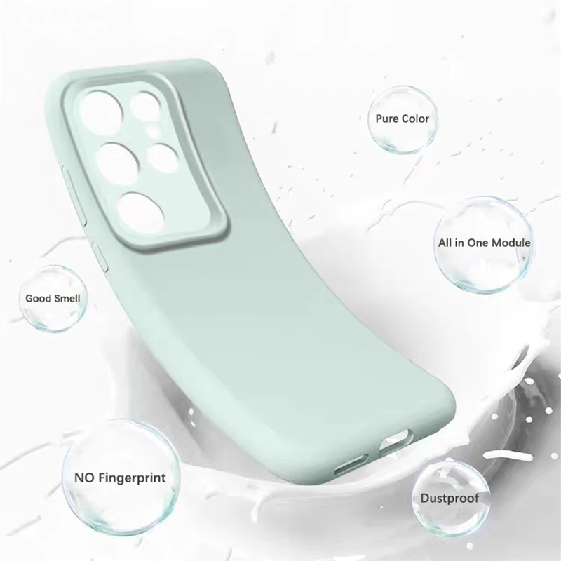 Funda de silicona líquida magnética con carga inalámbrica para Samsung Galaxy S22 S23 S24 S25 Ultra Plus, funda protectora esponjosa de piel suave - imagen 3