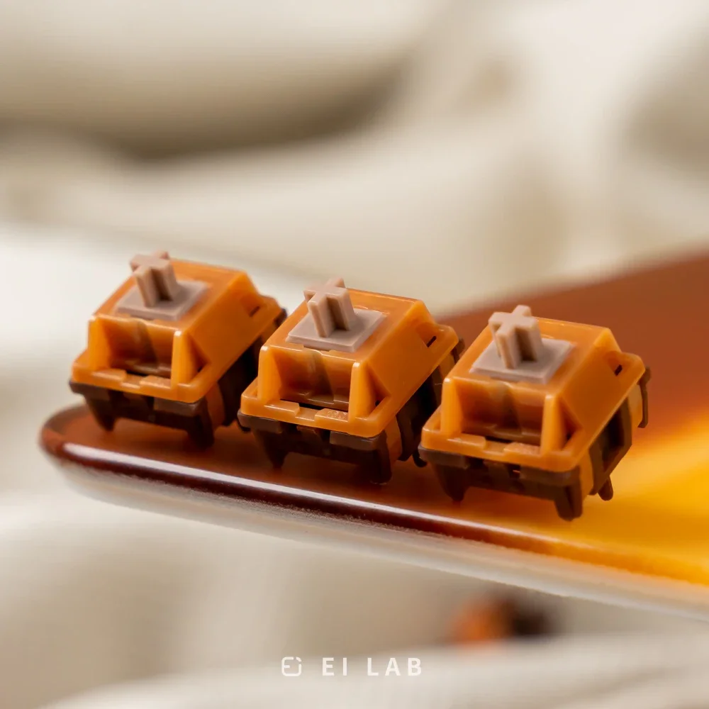 EILAB x HMX-interruptores vaqueros, teclado mecánico personalizado, interruptores lineales, lubricados en fábrica, fondo avanzado, fuerza de actuación de 42g