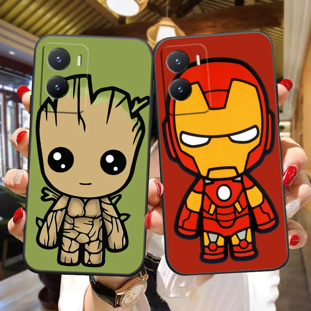 Funda de hierro Spider-Man Deadpool Groot para VIVO Y04 Y16 Y17 Y19 Y20 Y21 Y22S Y27 Y28 Y29 Y35 Y36 Y50 Y51 Y72 Y76 Y77 Y78 Y100 - imagen 3