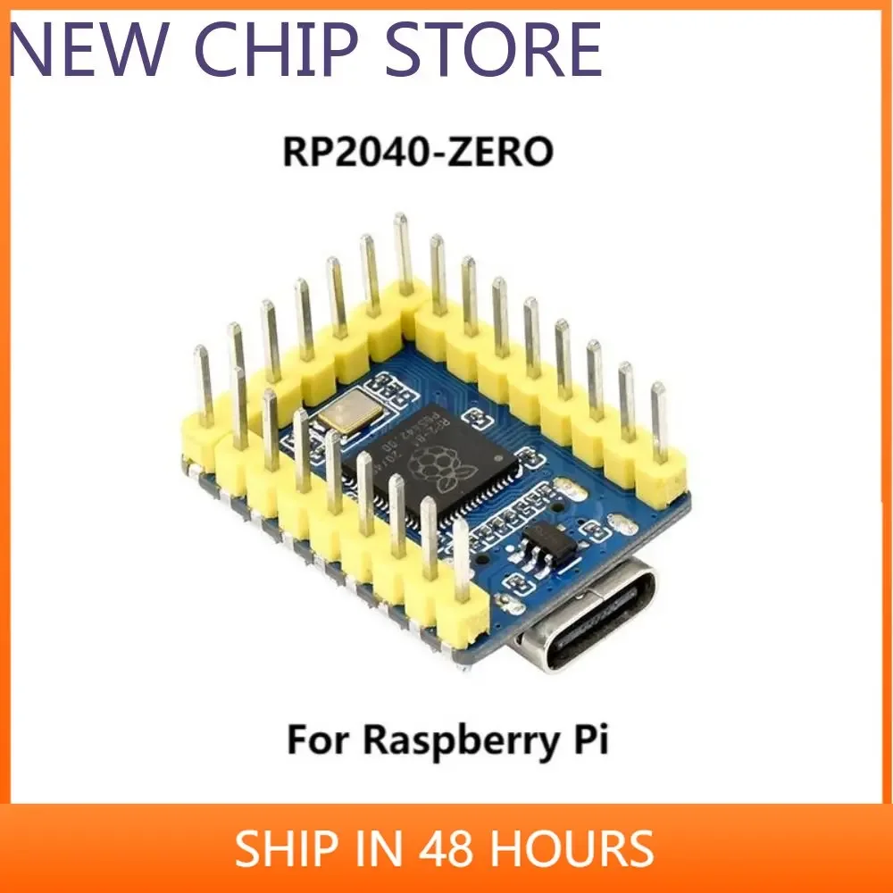 50 unids/lote RP2040 Zero para Raspberry Pi RP2040-Zero microcontrolador PICO Placa de desarrollo procesador de doble núcleo Original al por mayor - imagen 2