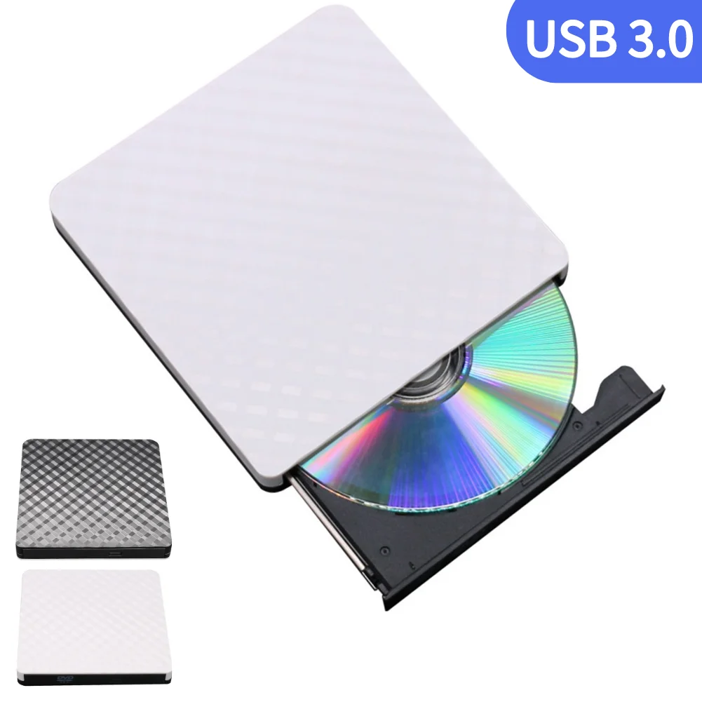 Unidad de disco óptico portátil para tableta Mac, grabador de CD de transferencia de alta velocidad, grabador de DVD RW externo USB 3,0 - imagen 2