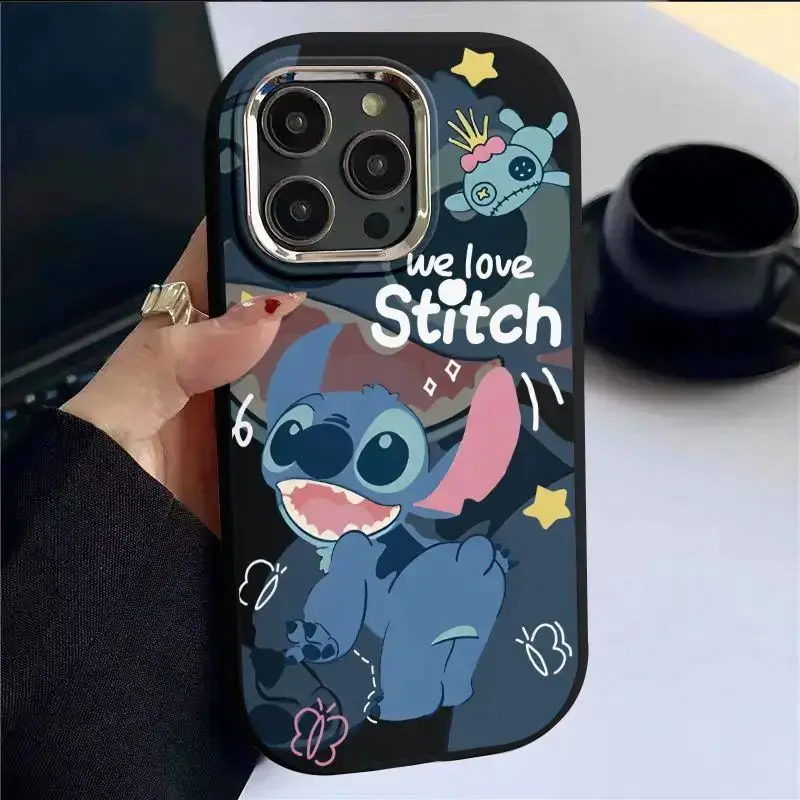 Funda de teléfono bonita Stitchs para Xiaomi Mi 12, POCO F5, X3, NFC, 9C Redmi, 10, 13C, K30, K40, K60, Ultra Note 10, 12, 13 Pro, 4G, 5G, novedad - imagen 5
