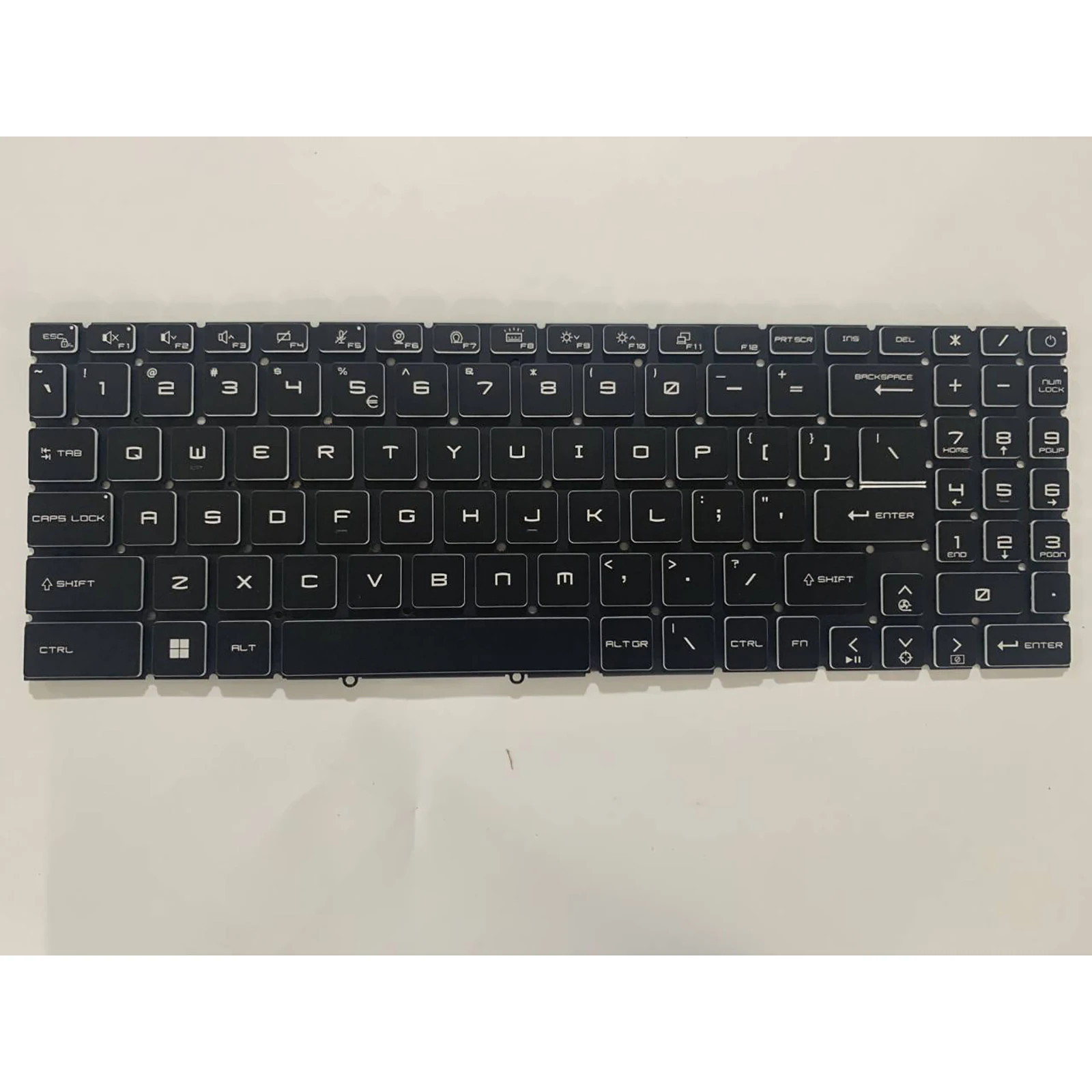 Teclado de ordenador portátil con diseño estadounidense para MSI Katana GF66 GL66 MS-1581 MS-1582 MS-1583