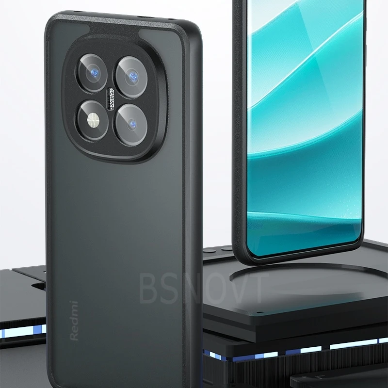 Para Redmi Note 14 Pro Plus funda Xiaomi Redmi Note 14 Pro Plus 5G Capas mate transparente para Fundas Redmi Note 14 Pro Plus - imagen 2