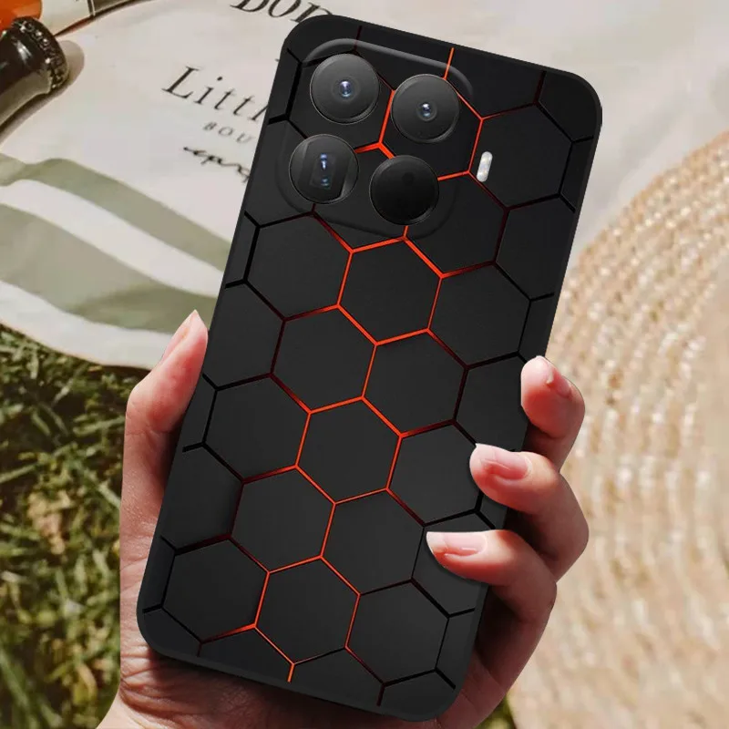 Para Xiaomi 15T Pro Funda 15TPro Funda de lujo TPU a prueba de golpes Funda de teléfono de silicona de dibujos animados para Xiaomi 15T Pro Coque 6,83" - imagen 5
