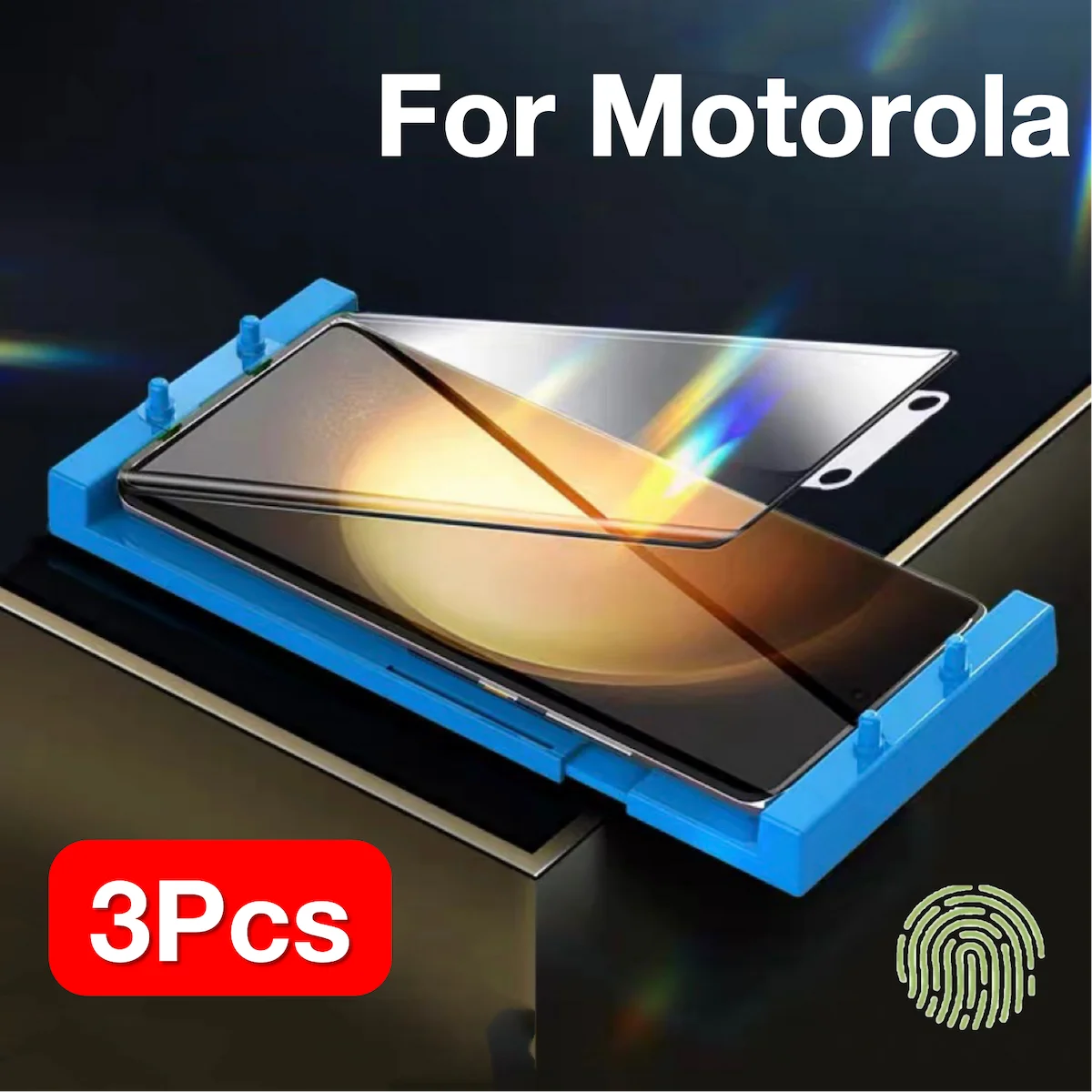 3 uds para Motorola Moto Edge X40 X30 40 30 S30 Ultra Pro Fusion Protector de pantalla con Kit de instalación no vidrio templado