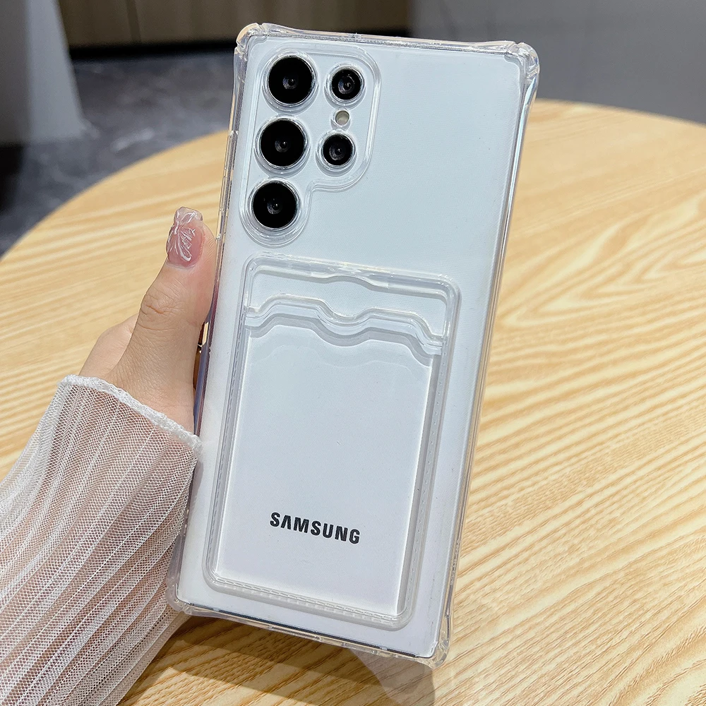 Funda de teléfono con tarjetero de silicona para Samsung A56 5G A17 A16 A15 A55 A54 A36 A35 A53 A52 A26 A25 A22 A14 A13 A07 A06 A05s - imagen 3