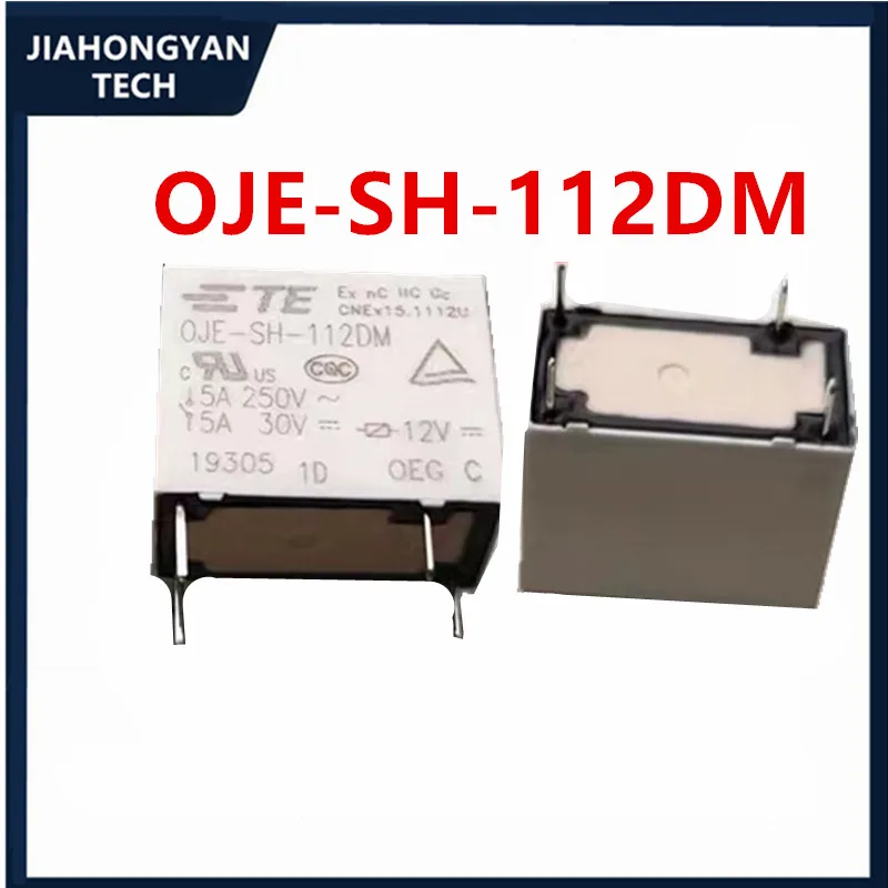 10 Uds Original OJE-SH-112DM Tyco TE relé a prueba de explosiones 5A 12V 12VDC 4 pines SS