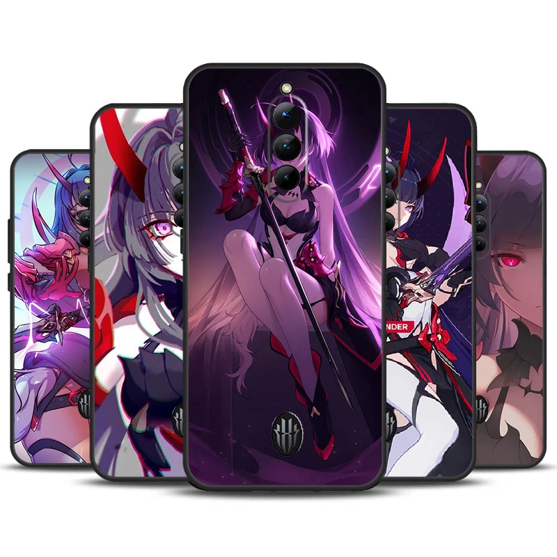 Herrscher-funda de Thunder Honkai Impact 3 para móvil, carcasa para ZTE Nubia Red Magic 8S Pro 9 Pro Plus RedMagic 8 Pro 7 7S 6 6S Pro 5S 5G 6R