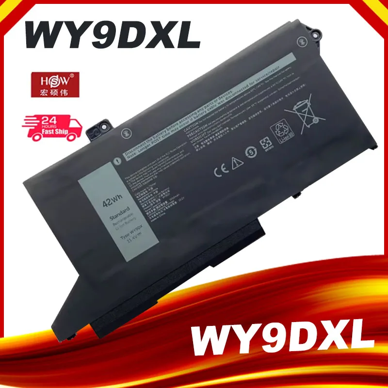 WY9DX 11,4 V 42Wh batería del ordenador portátil para Dell Latitude 5420 5520 Precision 15 3560 RJ40G 01K2CF 075X16