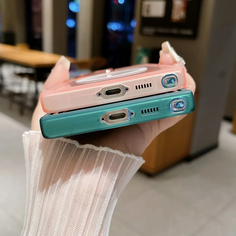 Para Motorola Moto Edge 50 Pro 50Fusion funda suave TPU transparente lente magnética funda protectora trasera para Moto Edge 40 Neo - imagen 3