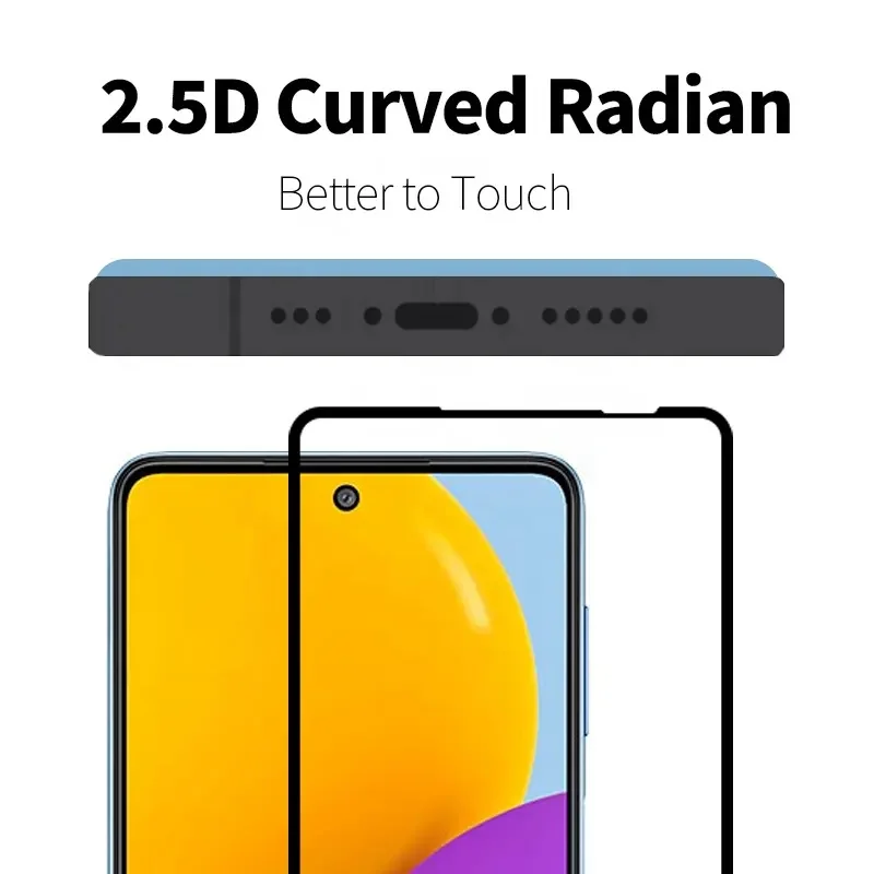 Vidrio templado 9D para Samsung Galaxy A04 S A34 A54 A13 A03 A23 A33 A43 A53 Protector de pantalla para A02 A12 A22 A32 A42 A52 A72 película - imagen 3