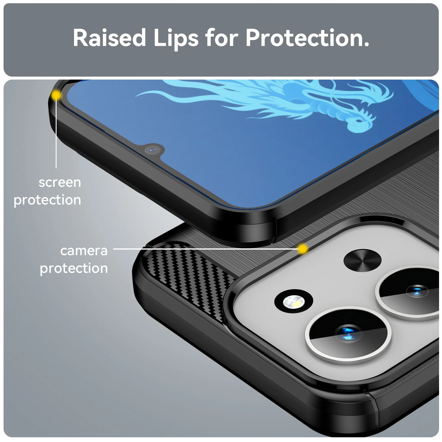 Para Xiaomi Poco C85 funda Poco C85 funda Coque Fundas silicona suave a prueba de golpes TPU protector teléfono parachoques Poco C85 - imagen 5