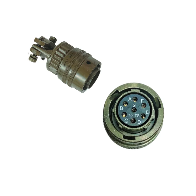 PT06E-10-7S/P(SR) PT02E-10-7P/S PT 26482 MIL PT06E 10-7S 10-7 PT02E 10-7 P 7 Pin Core Aviation Plug conector, resistente al agua - imagen 3