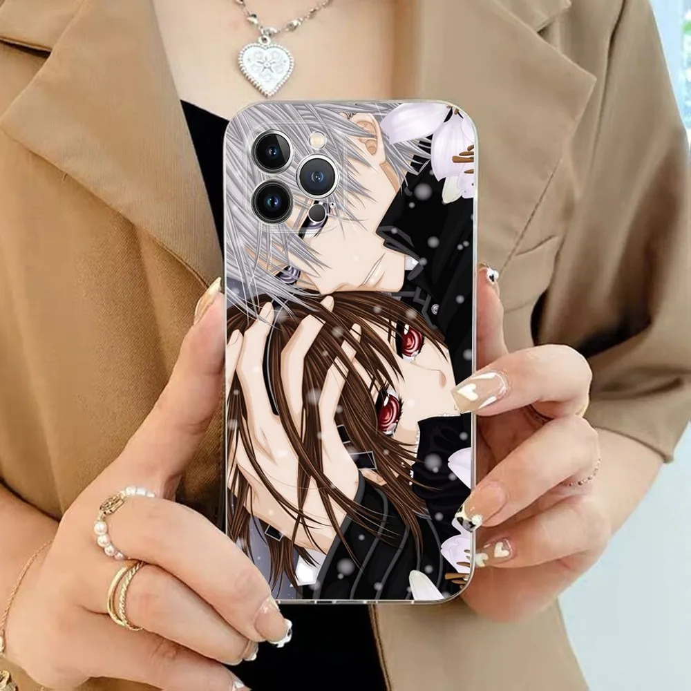 Funda de teléfono Vampire Knight para iPhone 15 13 14 Pro Max XS XR 12 11 Pro 13 Mini 6 7 8 Plus cubierta trasera transparente Capa - imagen 4