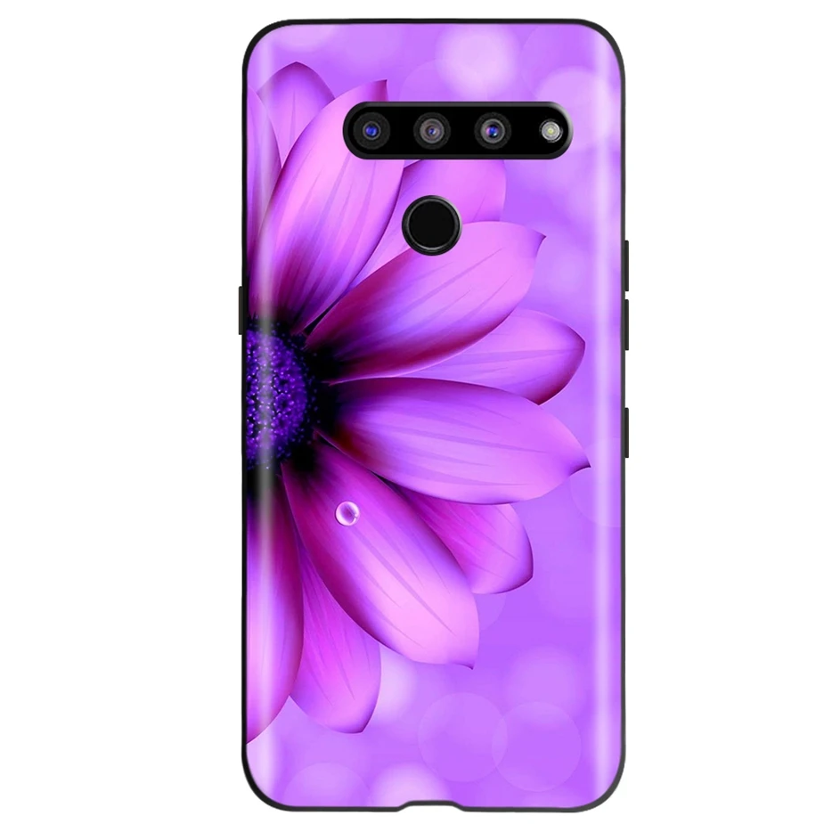 Funda de teléfono de silicona suave para LG V50 ThinQ 5G, cubierta trasera bonita con impresión 3D, parachoques para LG V50S ThinQ 5G - imagen 4