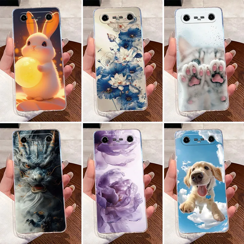 6,78 "para Tecno Pova Slim 5G funda de lujo dragón lindo fresco dibujos animados suave funda transparente de silicona para Tecno Pova Slim 2025 Shell